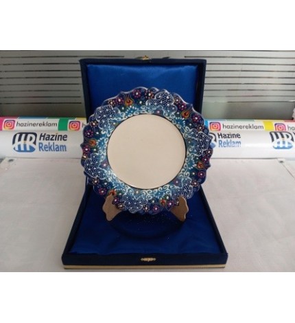 HZ-008 ÇİNİ TABAK PLAKET 